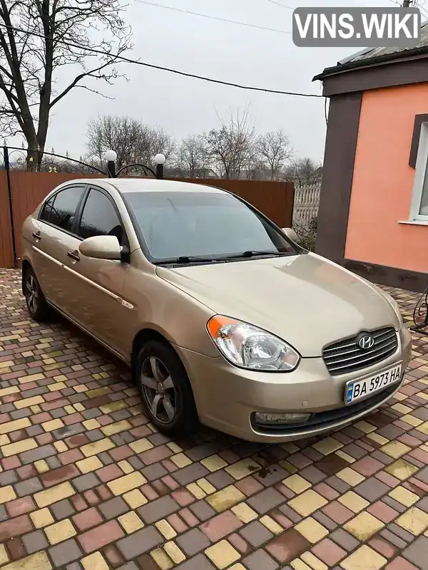 Седан Hyundai Accent 2007 1.4 л. Ручна / Механіка обл. Кіровоградська, Кропивницький (Кіровоград) - Фото 1/21