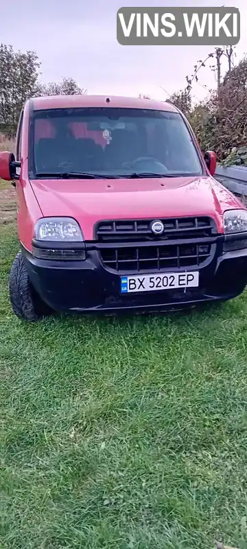 Минивэн Fiat Doblo 2005 1.9 л. Ручная / Механика обл. Хмельницкая, Каменец-Подольский - Фото 1/6