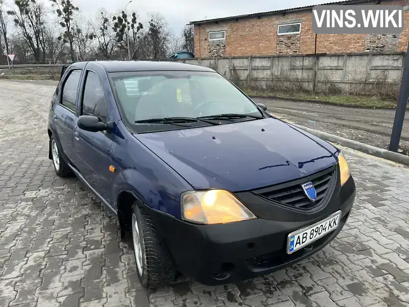 Седан Dacia Logan 2006 1.39 л. Ручная / Механика обл. Винницкая, Винница - Фото 1/9