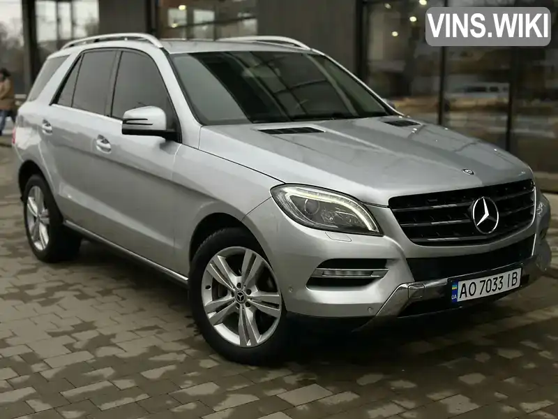 Внедорожник / Кроссовер Mercedes-Benz M-Class 2013 2.14 л. Автомат обл. Закарпатская, Ужгород - Фото 1/21