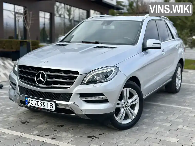 WDC1660041A101304 Mercedes-Benz M-Class 2013 Внедорожник / Кроссовер 2.14 л. Фото 1