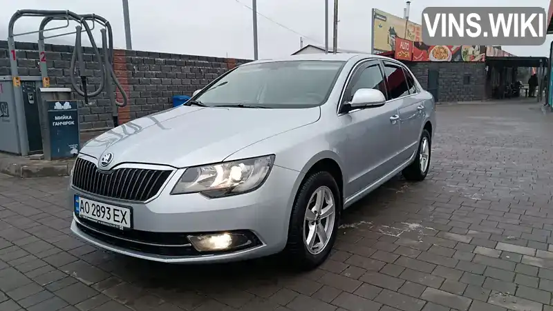 Лифтбек Skoda Superb 2013 1.97 л. Ручная / Механика обл. Закарпатская, Виноградов - Фото 1/21