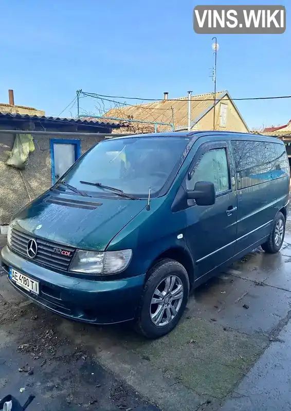 Мінівен Mercedes-Benz Vito 2003 2.15 л. Ручна / Механіка обл. Дніпропетровська, Кривий Ріг - Фото 1/14