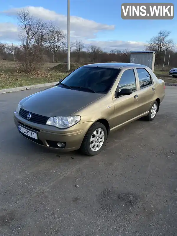 Седан Fiat Albea 2007 1.4 л. Ручна / Механіка обл. Кіровоградська, Кропивницький (Кіровоград) - Фото 1/17