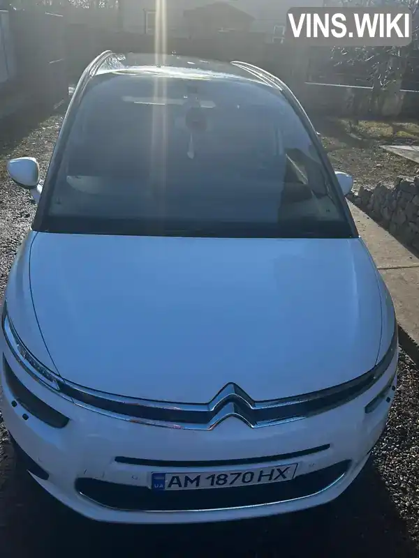 Микровэн Citroen C4 Picasso 2014 1.6 л. обл. Житомирская, Житомир - Фото 1/12