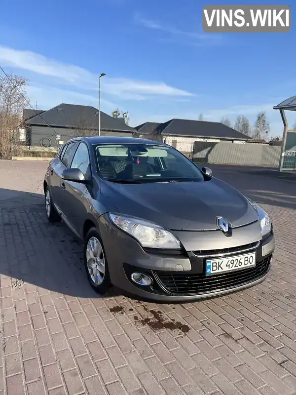 VF1BZ090347614113 Renault Megane 2012 Хэтчбек 1.46 л. Фото 1