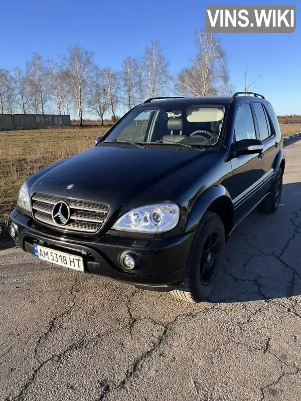 Позашляховик / Кросовер Mercedes-Benz M-Class 2003 2.69 л. Автомат обл. Закарпатська, Виноградів - Фото 1/11