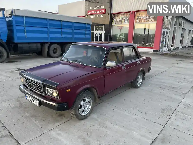 Седан ВАЗ / Lada 2107 2004 1.6 л. Ручная / Механика обл. Закарпатская, location.city.solotvyno - Фото 1/18