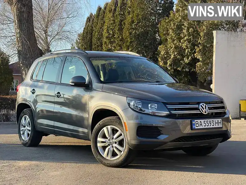 WVGAV7AX5GW614023 Volkswagen Tiguan 2016 Позашляховик / Кросовер 1.98 л. Фото 1