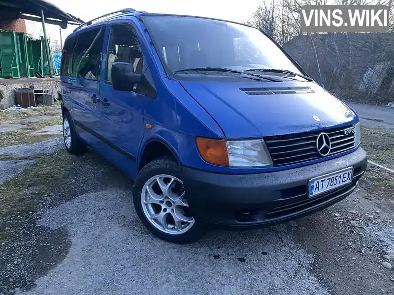 VSA63806413165777 Mercedes-Benz Vito 1998 Мінівен 2.3 л. Фото 2