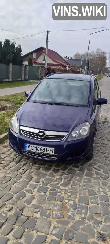 Минивэн Opel Zafira 2012 1.6 л. Ручная / Механика обл. Волынская, Владимир-Волынский - Фото 1/13