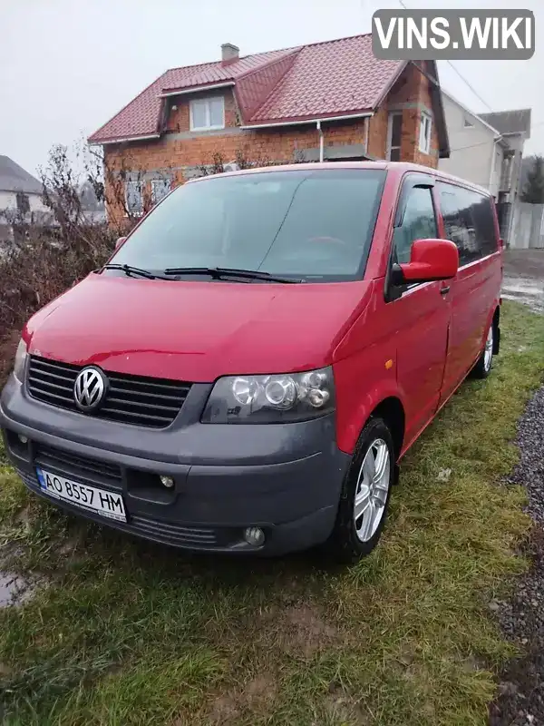 Минивэн Volkswagen Transporter 2004 2.5 л. Ручная / Механика обл. Закарпатская, Виноградов - Фото 1/21