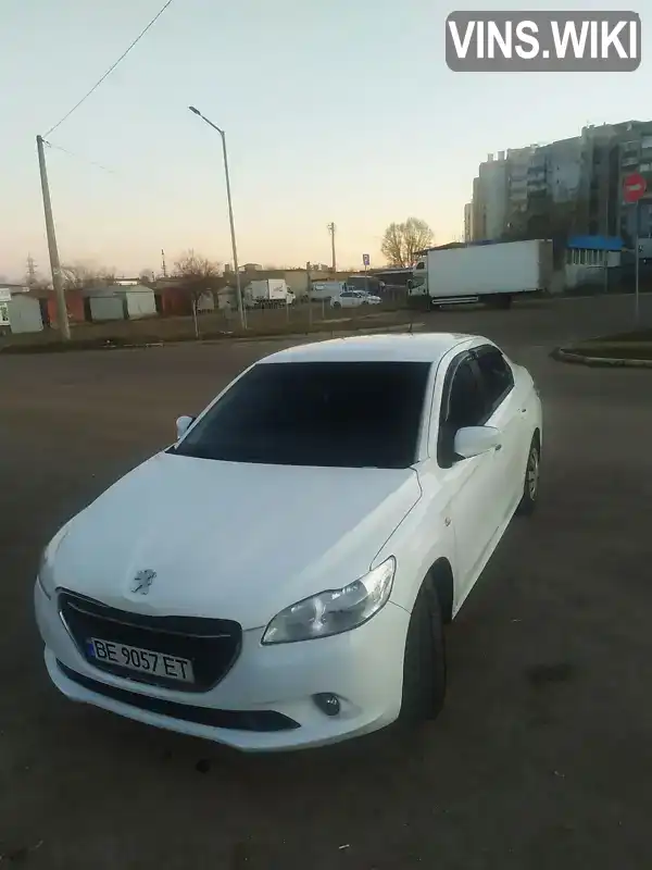 Седан Peugeot 301 2013 1.56 л. Ручна / Механіка обл. Миколаївська, Миколаїв - Фото 1/13