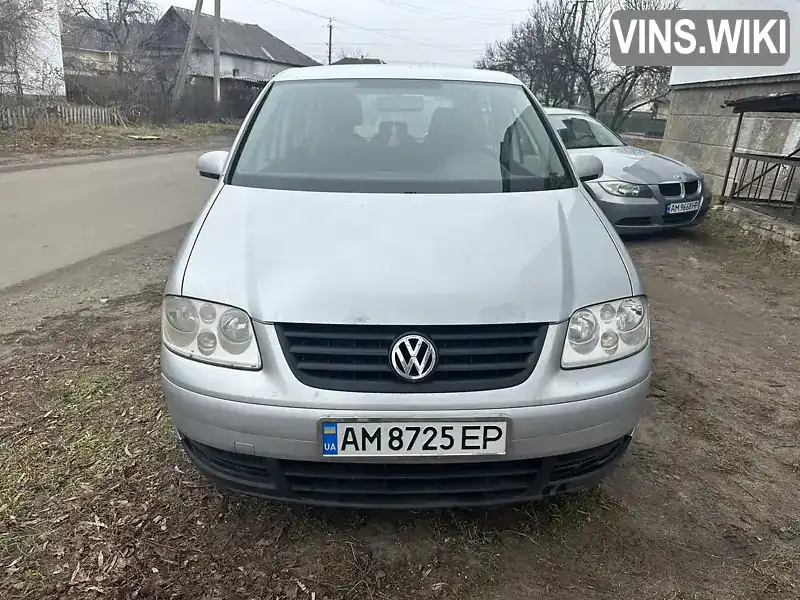 Мінівен Volkswagen Touran 2004 1.6 л. Ручна / Механіка обл. Житомирська, Малин - Фото 1/21