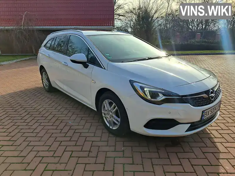 W0VBE8EV0M8000851 Opel Astra 2020 Универсал 1.5 л. Фото 4