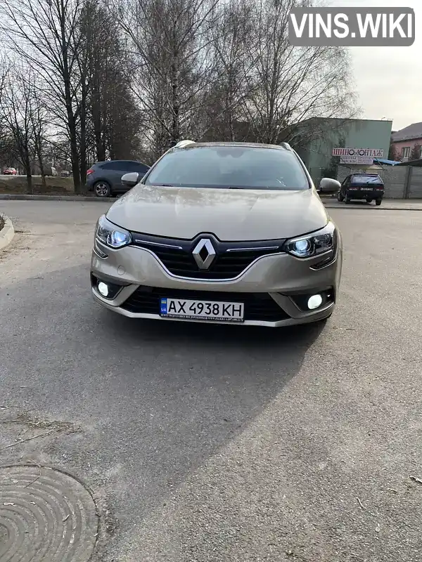 Універсал Renault Megane 2017 1.46 л. Ручна / Механіка обл. Харківська, Чугуїв - Фото 1/20