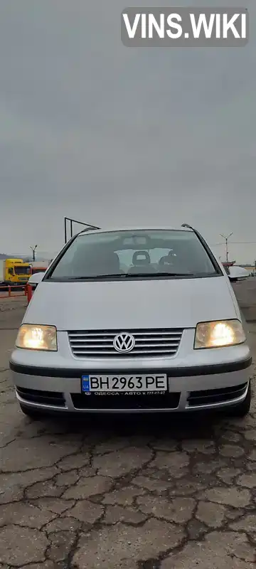 Минивэн Volkswagen Sharan 2004 1.98 л. Ручная / Механика обл. Закарпатская, Мукачево - Фото 1/15