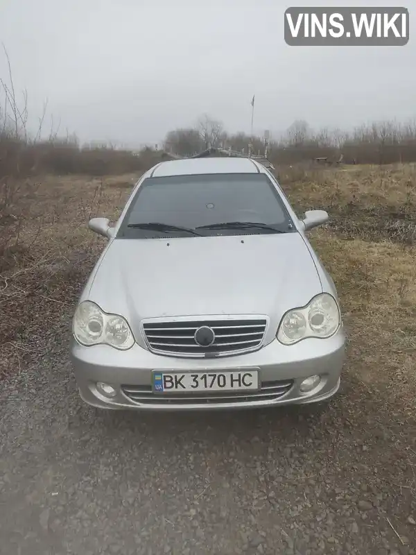 Седан Geely CK-2 2011 1.5 л. Ручна / Механіка обл. Рівненська, Вараш (Кузнецовськ) - Фото 1/21