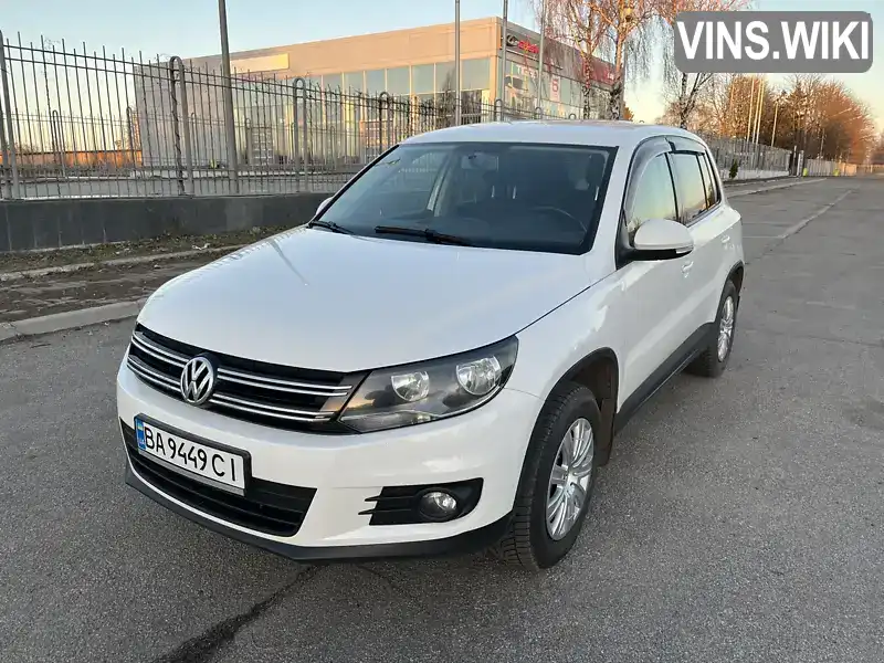 Позашляховик / Кросовер Volkswagen Tiguan 2012 1.39 л. Ручна / Механіка обл. Кіровоградська, Кропивницький (Кіровоград) - Фото 1/21