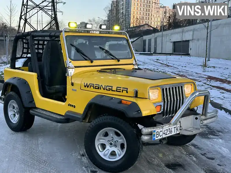 1J4FY19P6RP419896 Jeep Wrangler 1994 Позашляховик / Кросовер 2.47 л. Фото 1