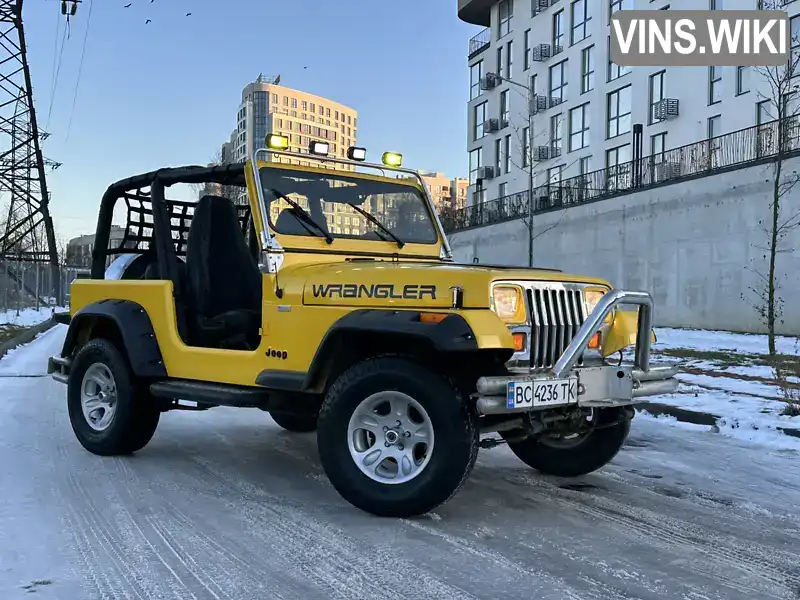 1J4FY19P6RP419896 Jeep Wrangler 1994 Позашляховик / Кросовер 2.47 л. Фото 2