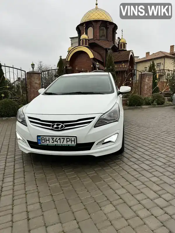 Z94CT41CBHR545490 Hyundai Accent 2016 Седан 1.4 л. Фото 2