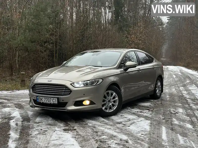 Лифтбек Ford Mondeo 2016 2 л. Автомат обл. Ровенская, Ровно - Фото 1/21