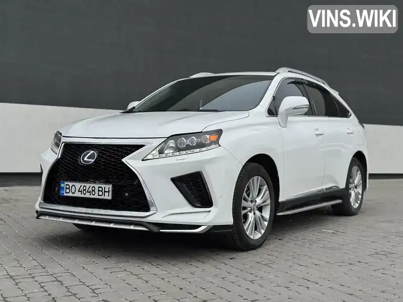 Внедорожник / Кроссовер Lexus RX 2013 3.46 л. Автомат обл. Тернопольская, Тернополь - Фото 1/21