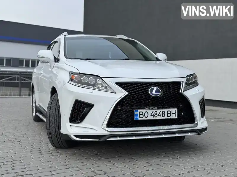 JTJBK1BA8E2035831 Lexus RX 2013 Внедорожник / Кроссовер 3.46 л. Фото 8