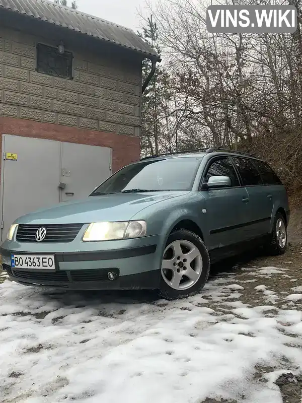 Универсал Volkswagen Passat 2000 1.9 л. Ручная / Механика обл. Тернопольская, Збараж - Фото 1/21