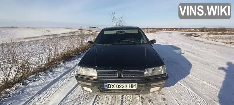 Седан Peugeot 605 1990 2 л. Ручная / Механика обл. Хмельницкая, Волочиск - Фото 1/10