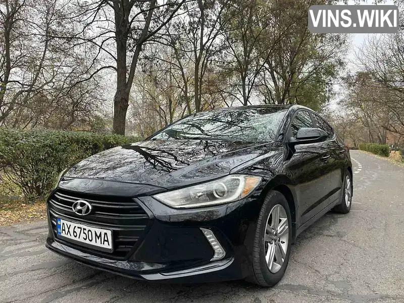 KMHD74LF1HU399490 Hyundai Elantra 2017 Седан 2 л. Фото 1