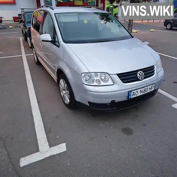 Минивэн Volkswagen Touran 2003 1.6 л. Автомат обл. Закарпатская, Хуст - Фото 1/10