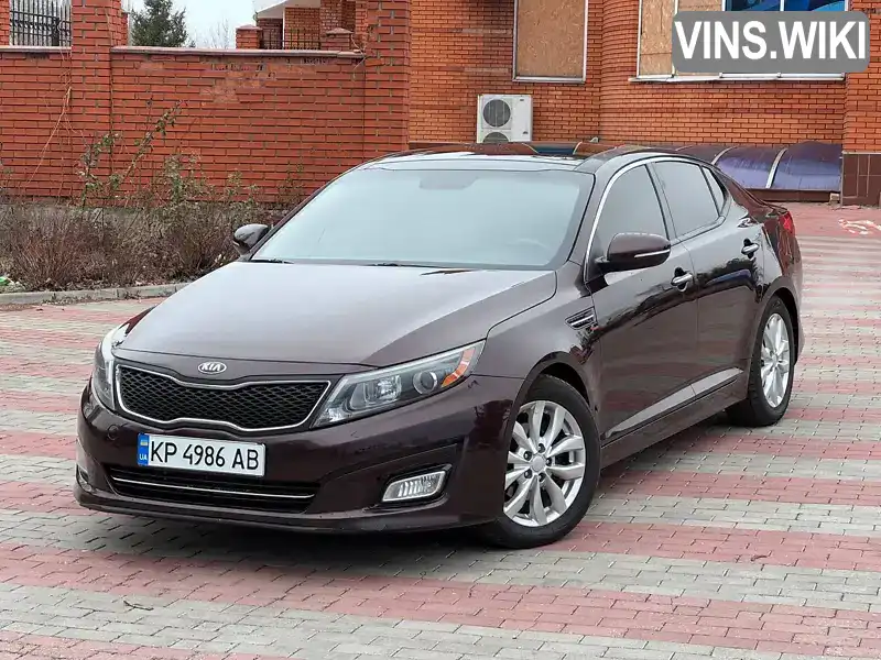 Седан Kia Optima 2014 2.4 л. обл. Запорожская, Запорожье - Фото 1/21