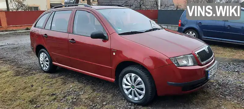 TMBJC46Y144120713 Skoda Fabia 2004 Універсал 1.39 л. Фото 3