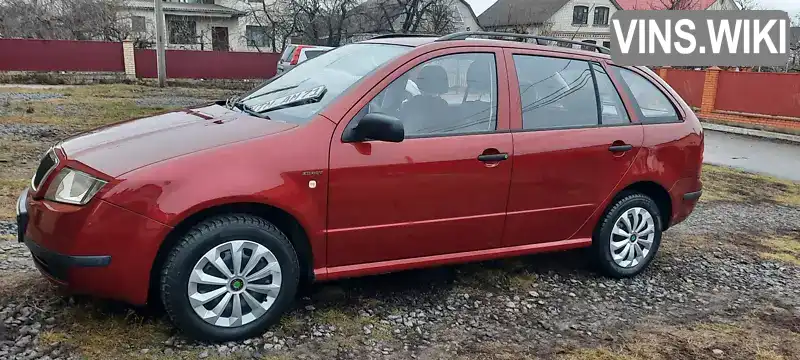 TMBJC46Y144120713 Skoda Fabia 2004 Універсал 1.39 л. Фото 7