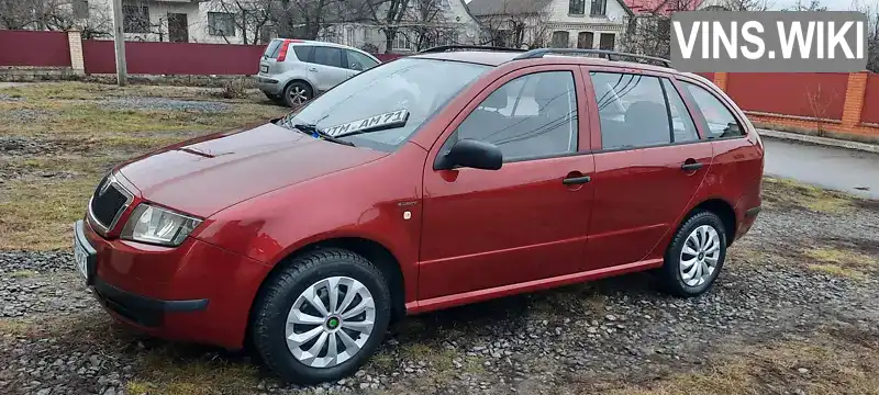 TMBJC46Y144120713 Skoda Fabia 2004 Універсал 1.39 л. Фото 9