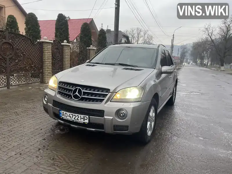 Внедорожник / Кроссовер Mercedes-Benz M-Class 2008 3 л. Автомат обл. Закарпатская, Свалява - Фото 1/21