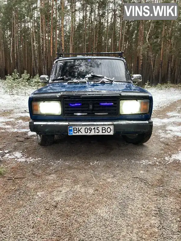 Седан ВАЗ / Lada 2107 2002 1.6 л. обл. Рівненська, Володимирець - Фото 1/16