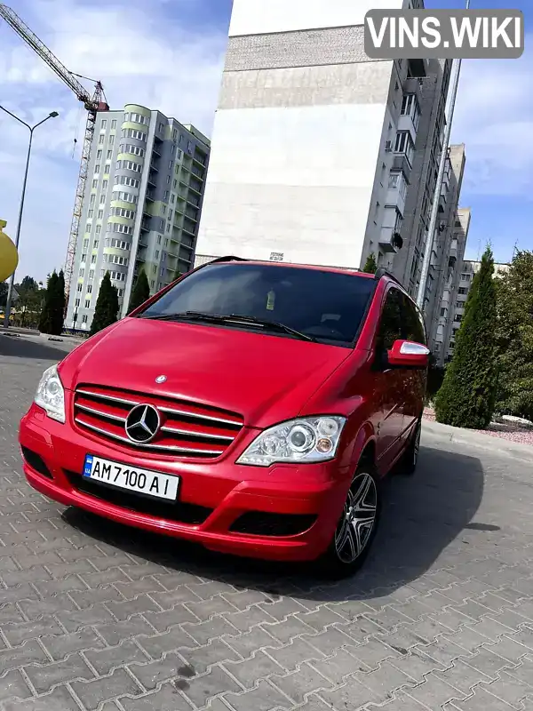 Мінівен Mercedes-Benz Vito 2012 2.99 л. Автомат обл. Житомирська, Житомир - Фото 1/21