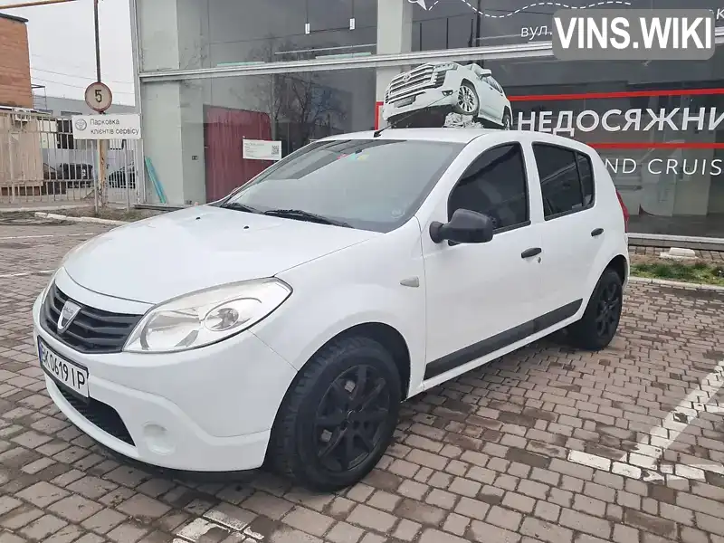 Хэтчбек Dacia Sandero 2010 1.15 л. Ручная / Механика обл. Ровенская, Ровно - Фото 1/17