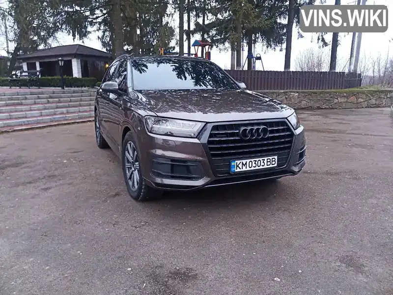 Позашляховик / Кросовер Audi Q7 2018 2.97 л. Автомат обл. Житомирська, Звягель - Фото 1/21