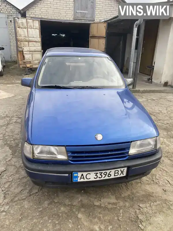 W0L000089K1047724 Opel Vectra 1989 Ліфтбек 1.6 л. Фото 1