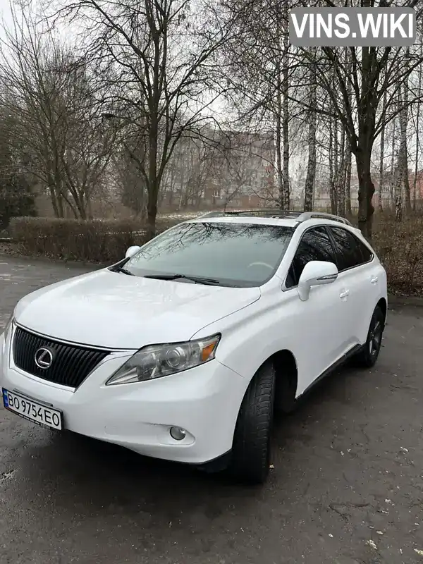 Внедорожник / Кроссовер Lexus RX 2011 3.46 л. Автомат обл. Тернопольская, Тернополь - Фото 1/17