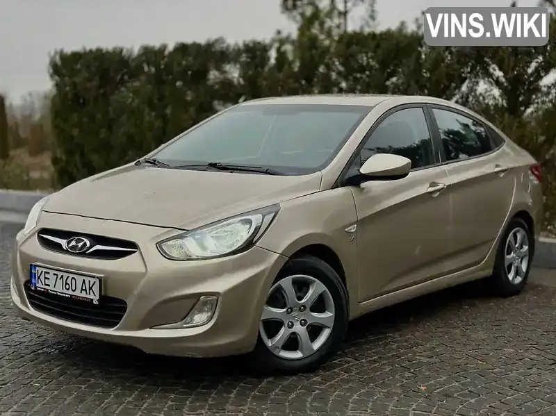 Седан Hyundai Accent 2011 1.6 л. Автомат обл. Дніпропетровська, Дніпро (Дніпропетровськ) - Фото 1/21