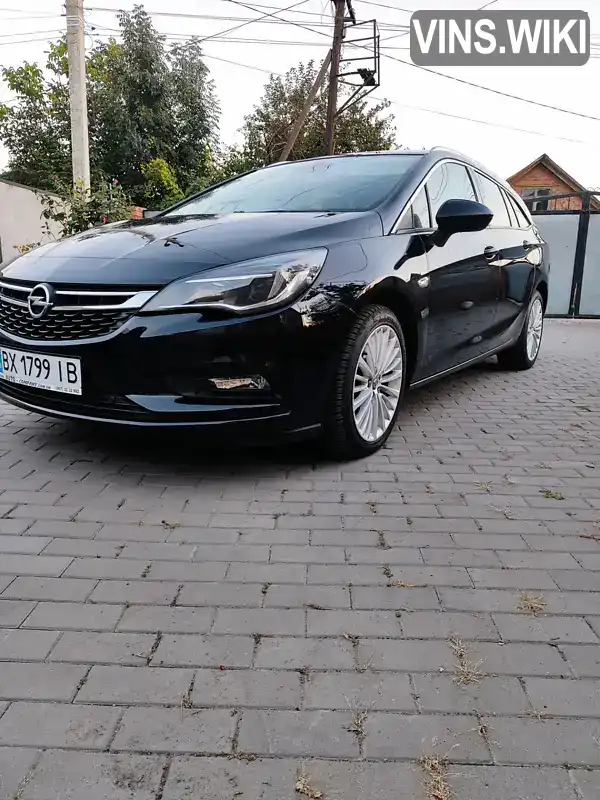 W0VBE8EG6K8019029 Opel Astra 2018 Универсал 1.6 л. Фото 1