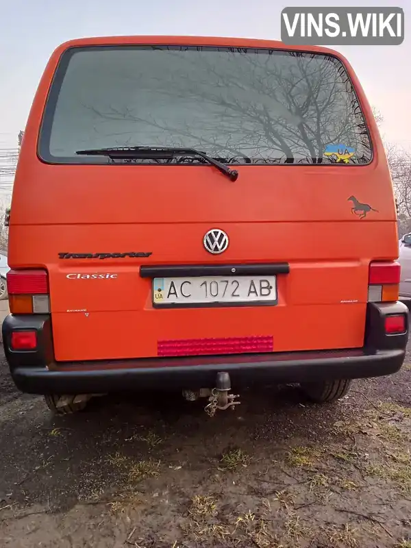 WV1ZZZ70ZYH069111 Volkswagen Transporter 2000 Минивэн 1.9 л. Фото 4