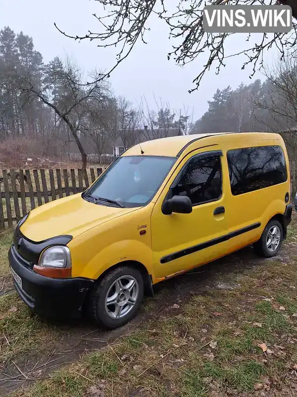 Минивэн Renault Kangoo 2000 1.87 л. Ручная / Механика обл. Житомирская, Звягель - Фото 1/7