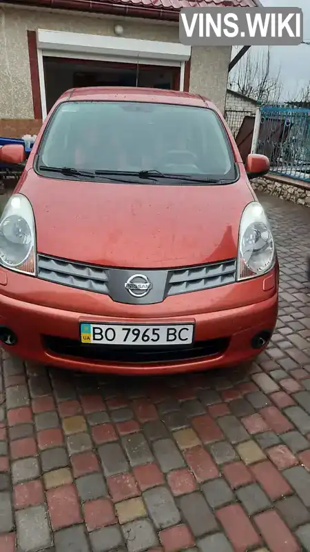 Хетчбек Nissan Note 2008 1.6 л. Ручна / Механіка обл. Тернопільська, Тернопіль - Фото 1/14