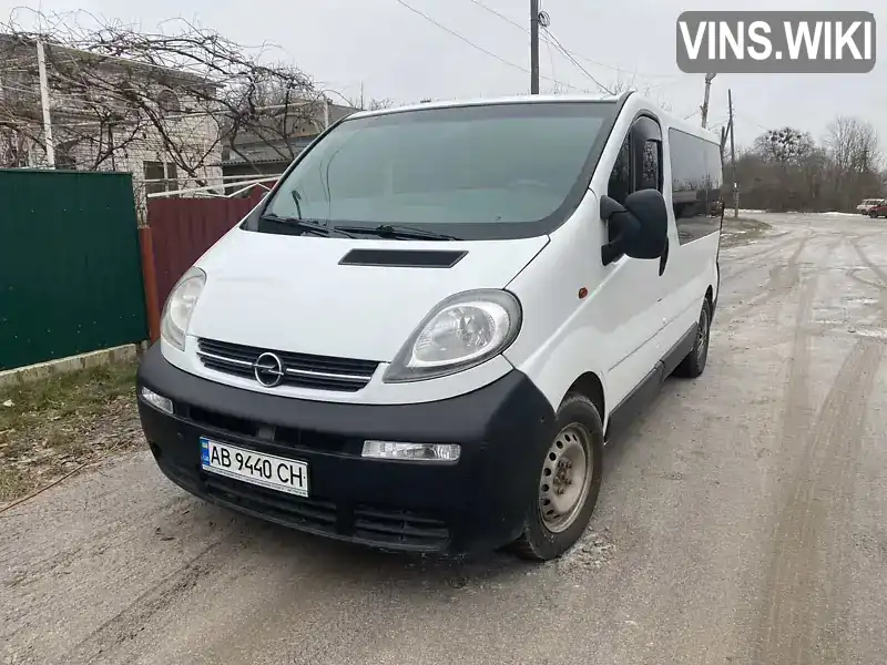 Мінівен Opel Vivaro 2006 1.87 л. Ручна / Механіка обл. Вінницька, Крижопіль - Фото 1/14